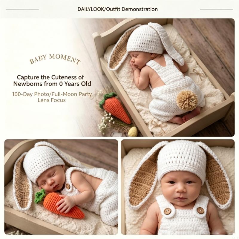 Baby Clothing Crochet - Vestiti per Fotografia Neonati all'Uncinetto, Tema