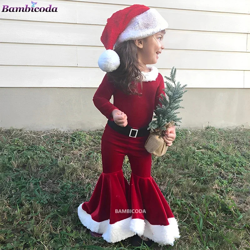 Baby Clothing Unit - 2024 Bambini Natale Babbo Natale Outfit