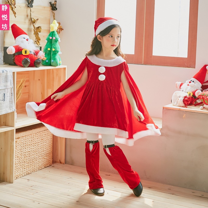 Baby Clothing Unit - Abiti rossi per ragazze con mantello