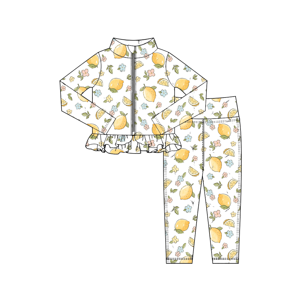 Toddler Legging Set - Completo per Bambine a Maniche Lunghe