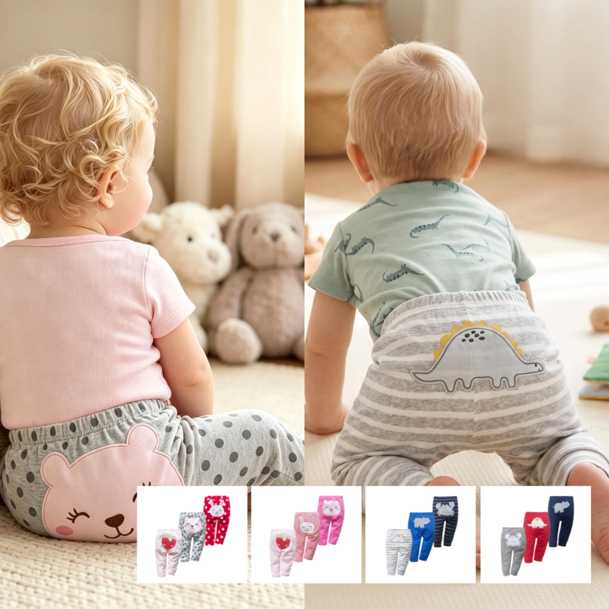 3 Pezzi Pantaloni Harem Unisex - Toddler Legging Set recensione e prezzo
